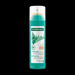 Клоран Крапива сухой шампунь для темных волос Klorane Shampooing Sec S&eacute;bor&eacute;gulateur Ortie Dark Hair, 150 мл NEW 2798114378 фото