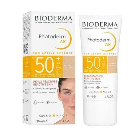 Биодерма Фотодерм Солнцезащитный тональный крем Bioderma Photoderm AR SPF 50+ Tinted Sun Cream, 30 мл 28565W фото