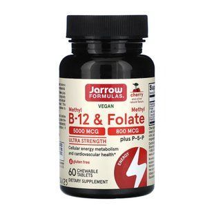 Methyl B-12 & Methyl Folate - 60 tabs 31422 фото
