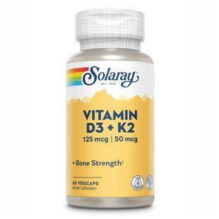 Vitamin D-3 & K-2 - 60 vcaps 23551 фото