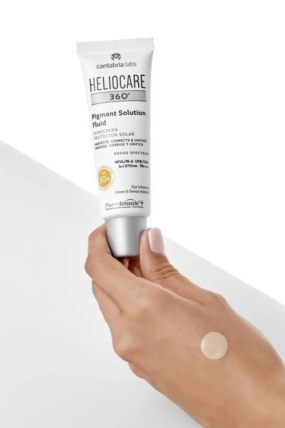 Сонцезахисний флюїд для шкіри з гіперпігментацією SPF 50+ HELIOCARE 360&ordm; PIGMENT SOLUT SPF 50+ CANTABRIA, 50 мл 2865486959 фото