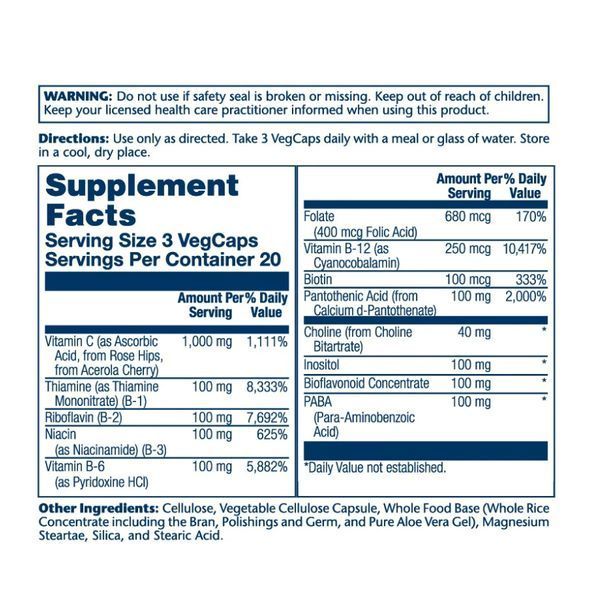 Mega Vitamin B-Stress - 60 vcaps 26116 фото
