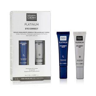 МартиДерм Платинум Набор день/ночь для кожи контура глаз MartiDerm Platinum Eye Correct Day/Night 10+10 мл MA012110 фото