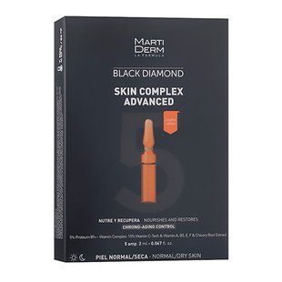 Мартидерм Блэк Даймонд Скин Комплекс Адвансд Martiderm Black Diamond Skin Complex Advanced, 5 ампул МА112115 фото