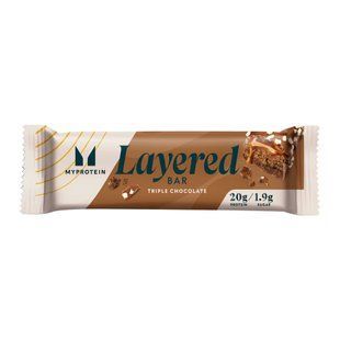 Layered Bar - 60g Triple Chocolate Fudge (Поштучно) 33870 фото