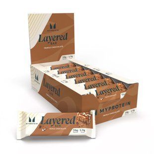 Layered Bar - 12x60g Triple Chocolate Fudge 14246 фото