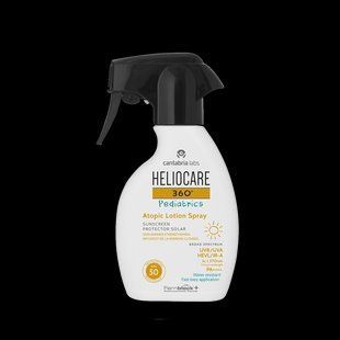 Детский солнцезащитный спрей для атопической кожи SPF 50 HELIOCARE 360&ordm; Pediatrics ATOPIC LOTION Spray CANTABRIA, 250 мл 2865617038 фото
