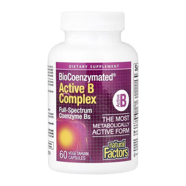 BioCoenzymated Active B Complex - 60 caps 33196 фото