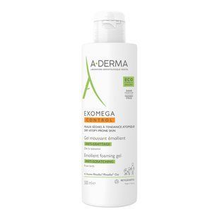 А-Дерма Экзомега Контрол гель очищающий эмолент A-Derma Exomega Control Emollient Foaming Gel 200 мл 234111 фото