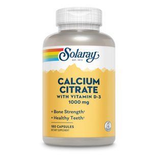 Calcium Citrate w/Vit D-3 1000mg - 180 caps 26911 фото