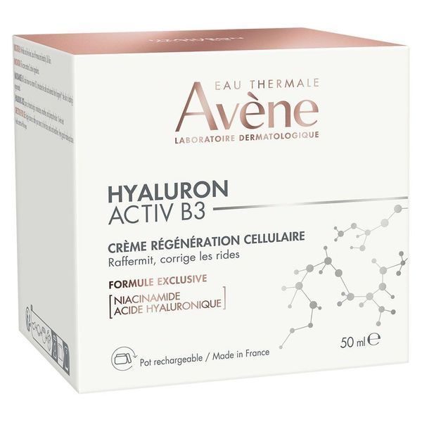 Avene Гіалурон Актив В3 Крем денний регенеруючий Avene Hyaluron Activ B3 Cr&egrave;me r&eacute;g&eacute;n&eacute;ration cellulaire, 50 мл 249371 фото