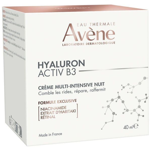 Авен Гіалурон Актив В3 Крем нічний мульти-інтенсивний Avene Hyaluron Activ B3 Cr&egrave;me multi-intensive nuit, 40 мл 249393 фото