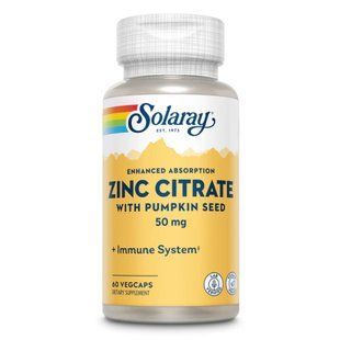 Zinc Citrate 50mg - 60 vcaps 24511 фото