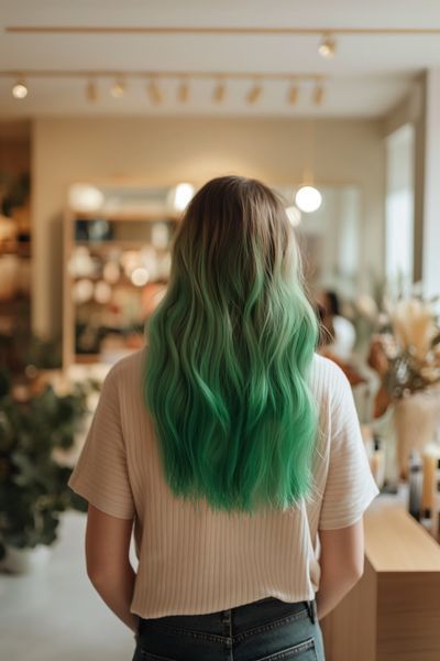 Manic Panic Amplified Green Envy Полуперманентный прямой, краситель изумрудно-синего оттенка, 118мл 612600710144 фото