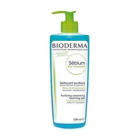 Біодерма Себіум Очисний Гель Bioderma Sebium purifying cleansing foaming gel 500 мл 028664І фото