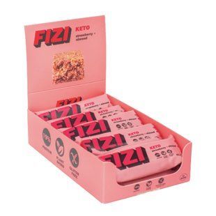 KETO Protein Bar - 10x45g Strawberry + Almond 24553 фото