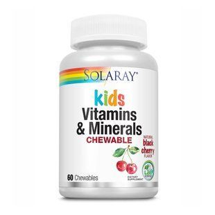 Kids Vitamins & Minerals - 60 chewables Black Cherry 23533 фото